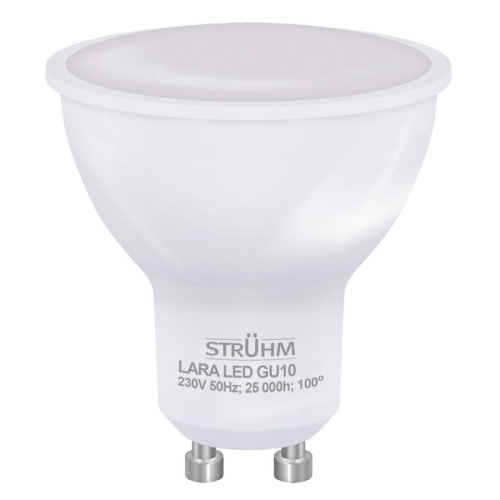 Żarówka LED GU10 LARA 1.5W 135lm biała zimna 6300K 100° STRÜHM