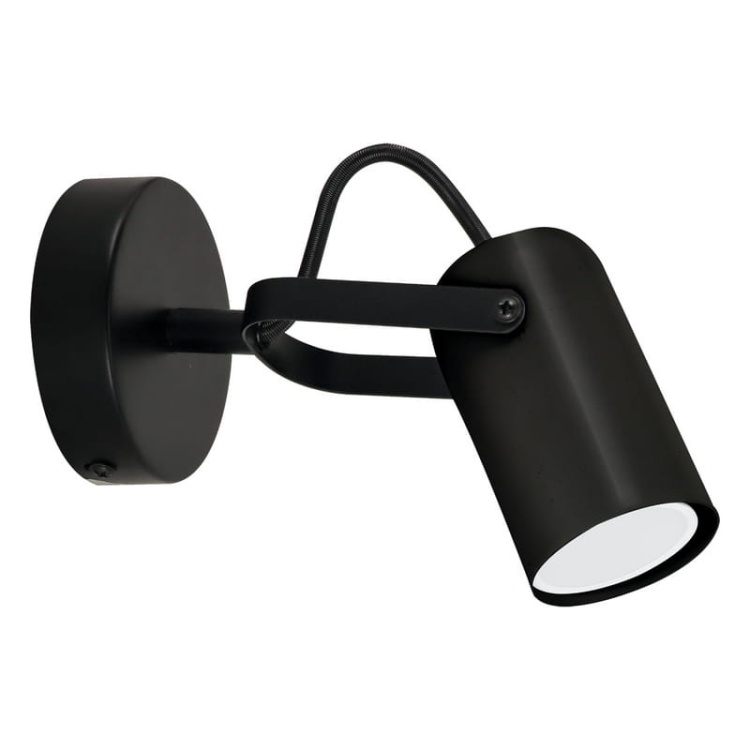 Spot 1-punktowy LOFTA GU10 25W czarny STRÜHM