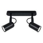Spot 2-punktowy LOFTA 2xGU10 2x25W czarny STRÜHM