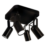 Spot 4-punktowy LOFTA 4xGU10 4x25W czarny STRÜHM