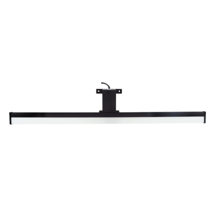 Oprawa ścienna NERON LED czarna 60cm 8W 1280lm b.neutralny IP44 STRÜHM front