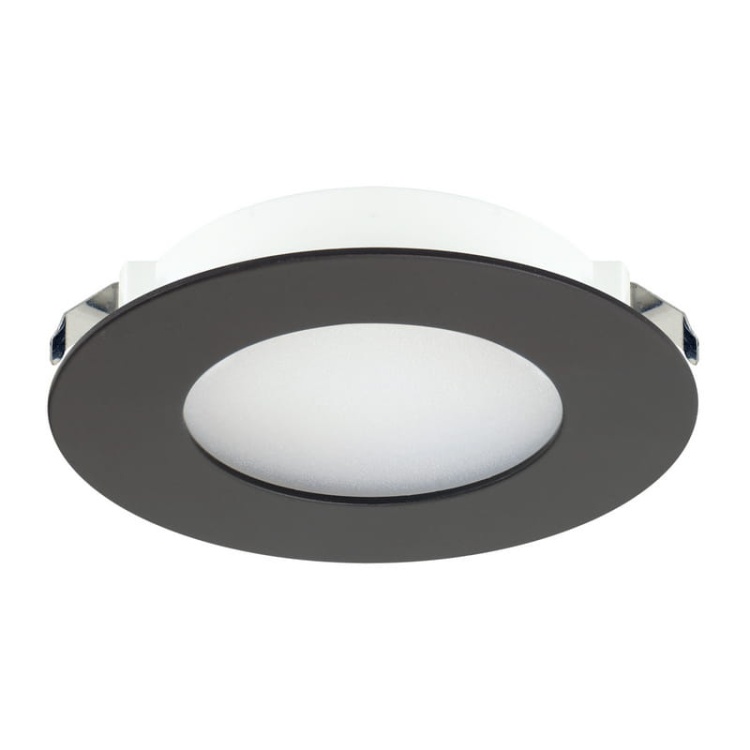 Oprawa meblowa LED ROLO 1,9W 190lm b.neutralna czarna IP44 STRÜHM