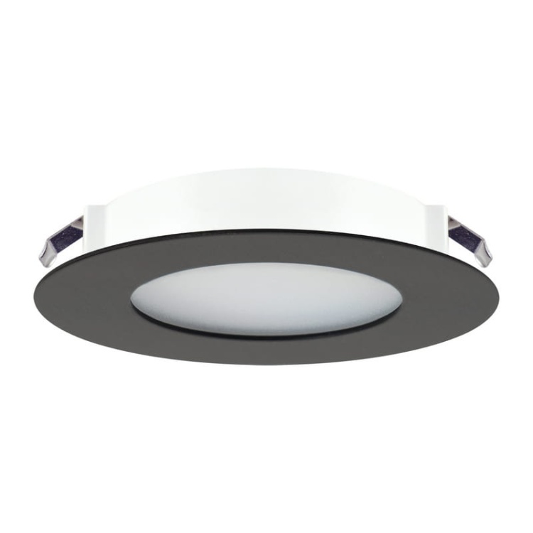 Oprawa meblowa LED ROLO 1,9W 190lm b.neutralna IP44 czarna STRÜHM bok