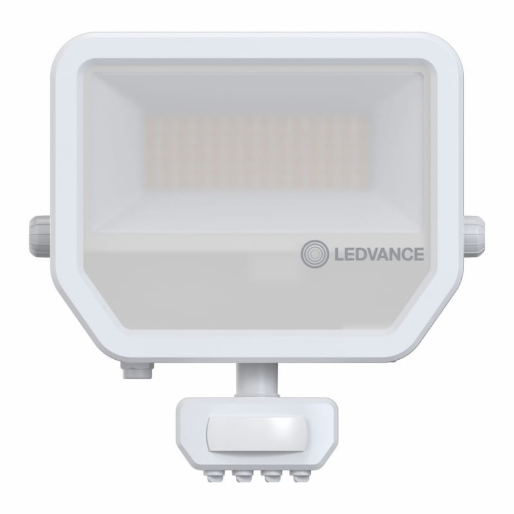 Naświetlacz LED FL50 SN P 41W/27W 4000K 6000lm/4000lm 6KLM PS SY100 WT IP65 z czujnikiem LEDVANCE  front