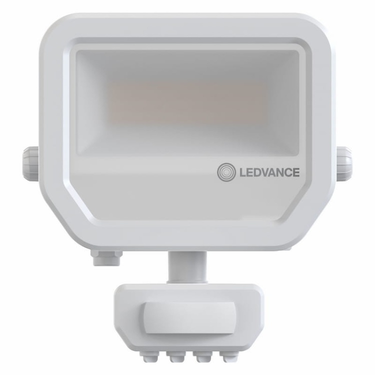 Naświetlacz LED FL20 SN P 17W/11W 3000K 2200lm/1465lm 2K4LM PS SY100 WT IP65 z czujnikiem LEDVANCE front