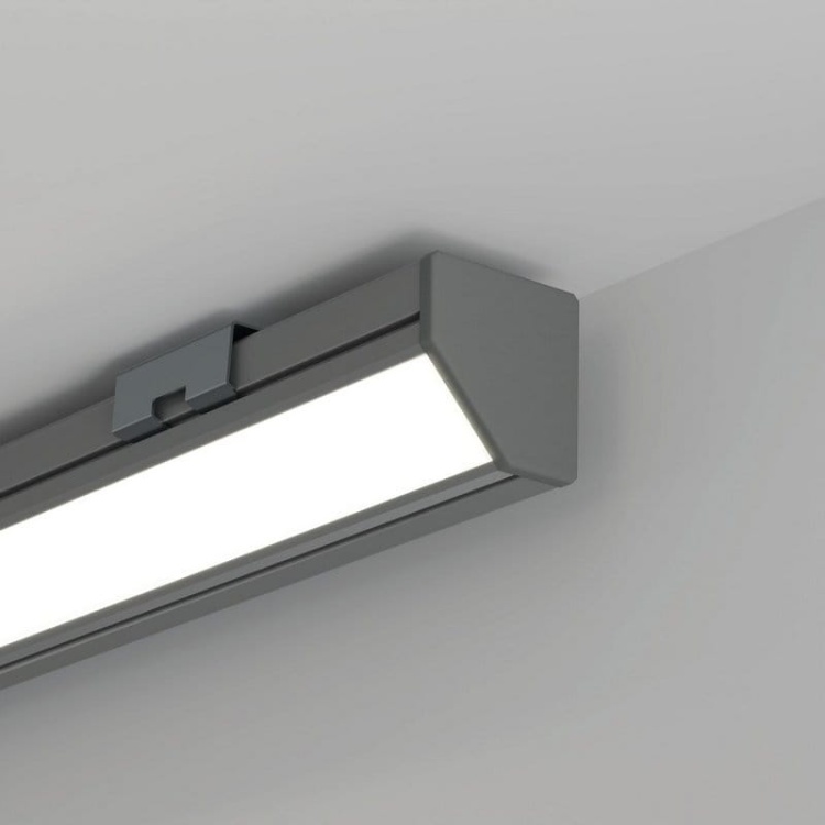 Profil LED 45-PLUS anodowany bez przesłony przykład zastosowania