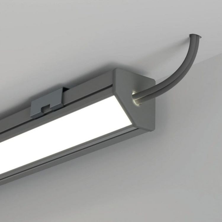 Zaślepka z otworem 45-PLUS-OTW szara KLUŚ zastosowanie z profilem 45-PLUS