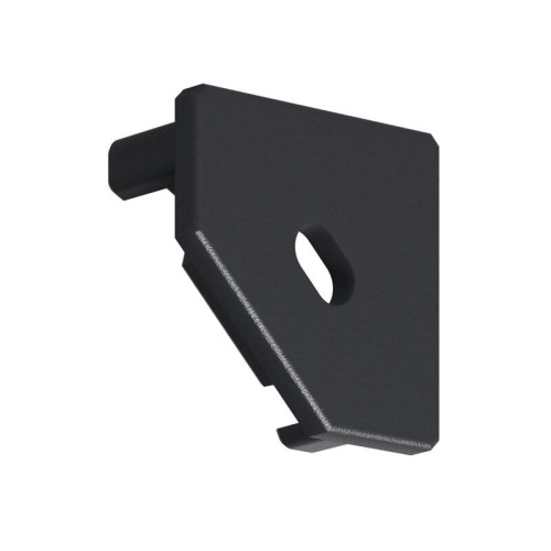 Zaślepka z otworem 45-PLUS-OTW C20007C07TW czarna KLUŚ