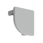 Zaślepka półokrągła 45-PLUS-R C20008C02 szara KLUŚ