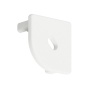 Zaślepka półokrągła z otworem 45-PLUS-R-OTW C20008C10TW biała KLUŚ
