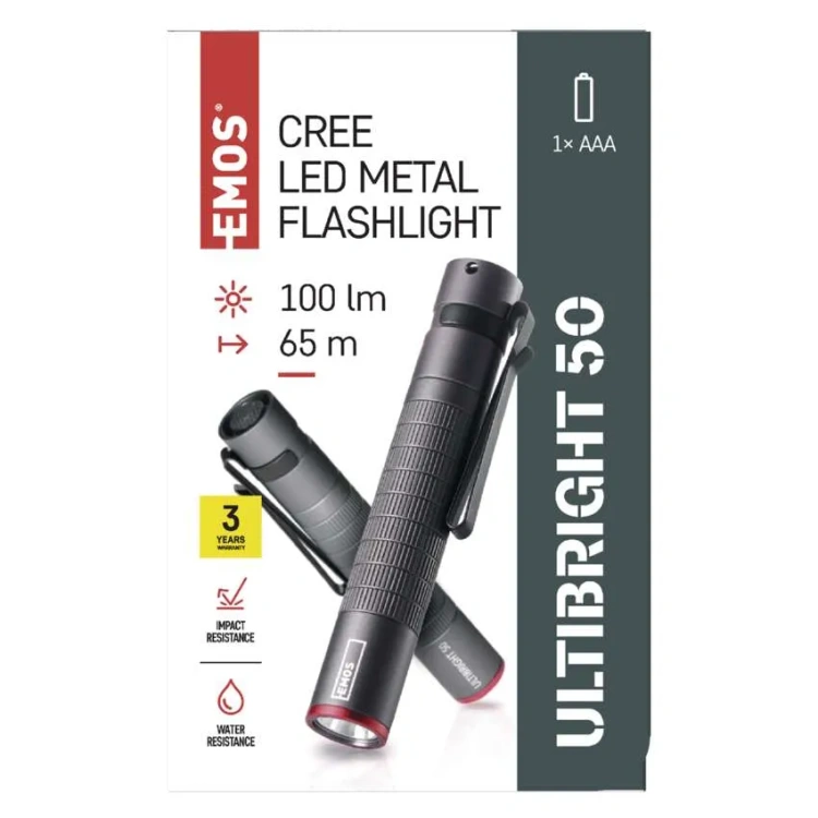 Latarka LED EMOS P3150 o zasięgu 65m