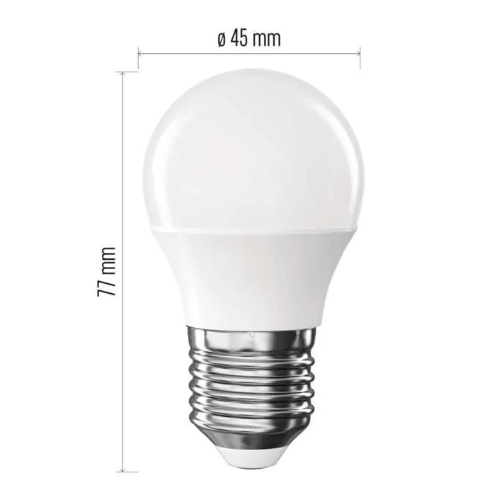 Żarówka LED E27 classic mini globe 6,5W (60 W) 806 lm biała ciepła 2700K EMOS