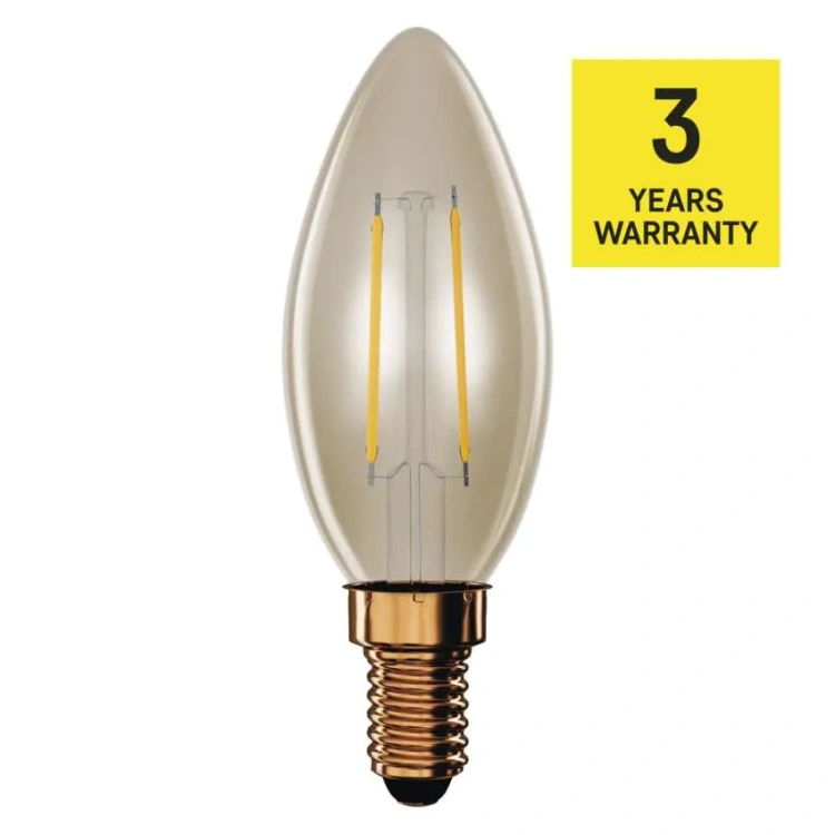 Żarówka LED Vintage świeczka / E14 / 2,5 W (20 W) / 225 lm / 225 lm / Ciepła biel