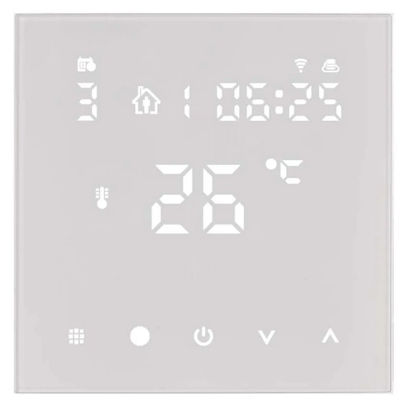 Inteligentny termostat pokojowy do ogrzewania podłogowego przewodowy GoSmart z WiFi EMOS P56201UF front