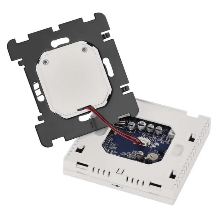 Inteligentny termostat pokojowy do ogrzewania podłogowego przewodowy GoSmart z WiFi EMOS P56201UF budowa.