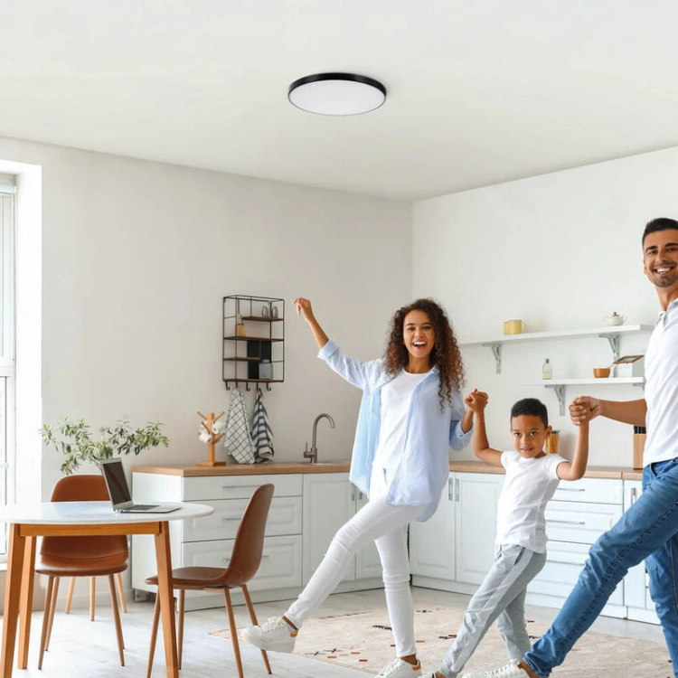 Plafoniera S PLAFON LED 20W CCT 2060 lm ściemnialna ∅390mm biała IP20 Kanlux 38611 aranżacja