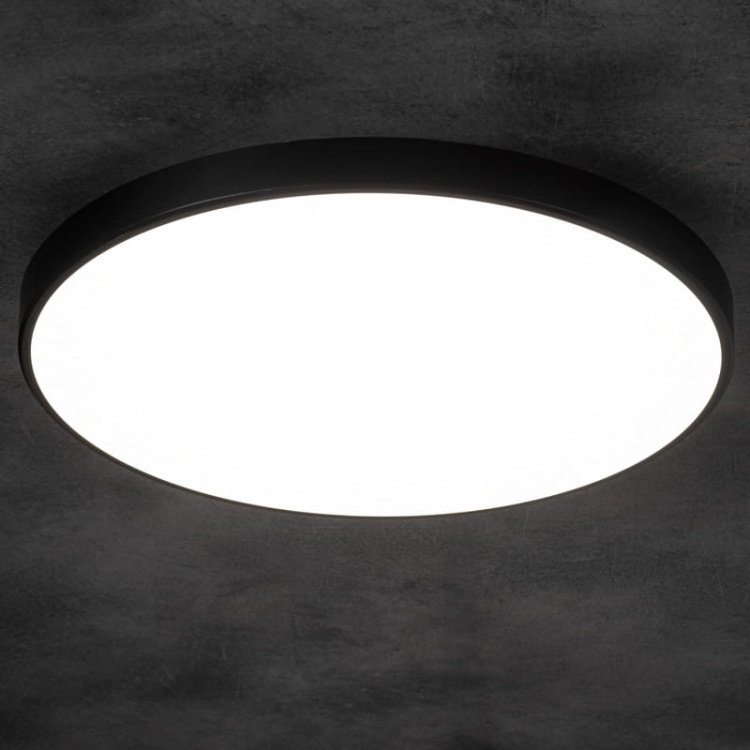 Plafoniera S PLAFON LED 20W CCT 2060 lm ściemnialna ∅390mm czarna IP20 Kanlux 4000K