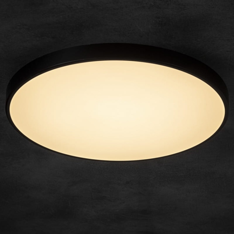 Plafoniera S PLAFON LED 20W CCT 2060 lm ściemnialna ∅390mm czarna IP20 Kanlux 3000K