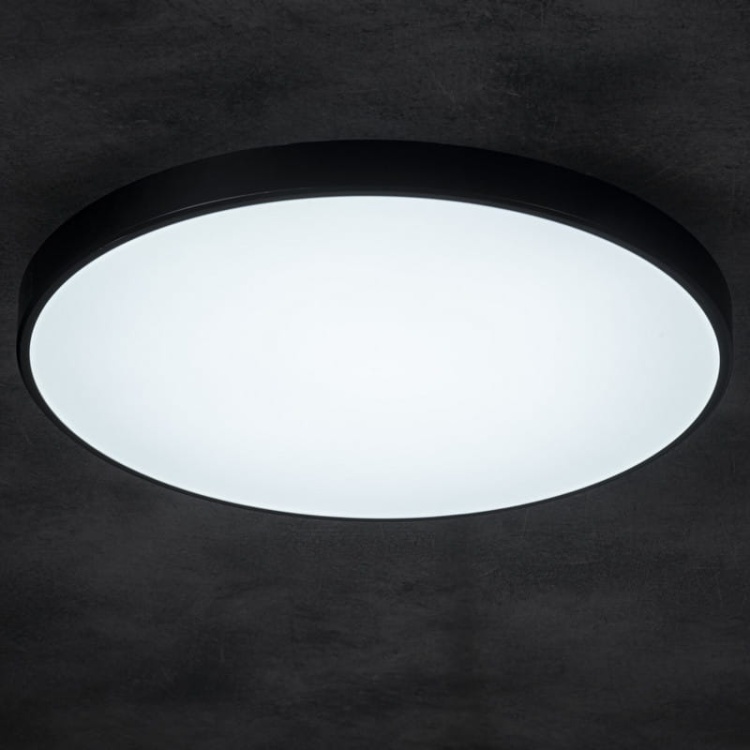 Plafoniera S PLAFON LED 20W CCT 2060 lm ściemnialna ∅390mm czarna IP20 Kanlux 6500K