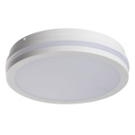 Plafoniera LED BENO CCT z czujnikiem ruchu 24-30W 3530lm ∅260mm IP65 biała Kanlux 38785
