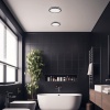 Plafoniera LED BENO CCT z czujnikiem ruchu 24-30W 3120lm ∅260mm IP65 grafitowa Kanlux 38784 aranżacja