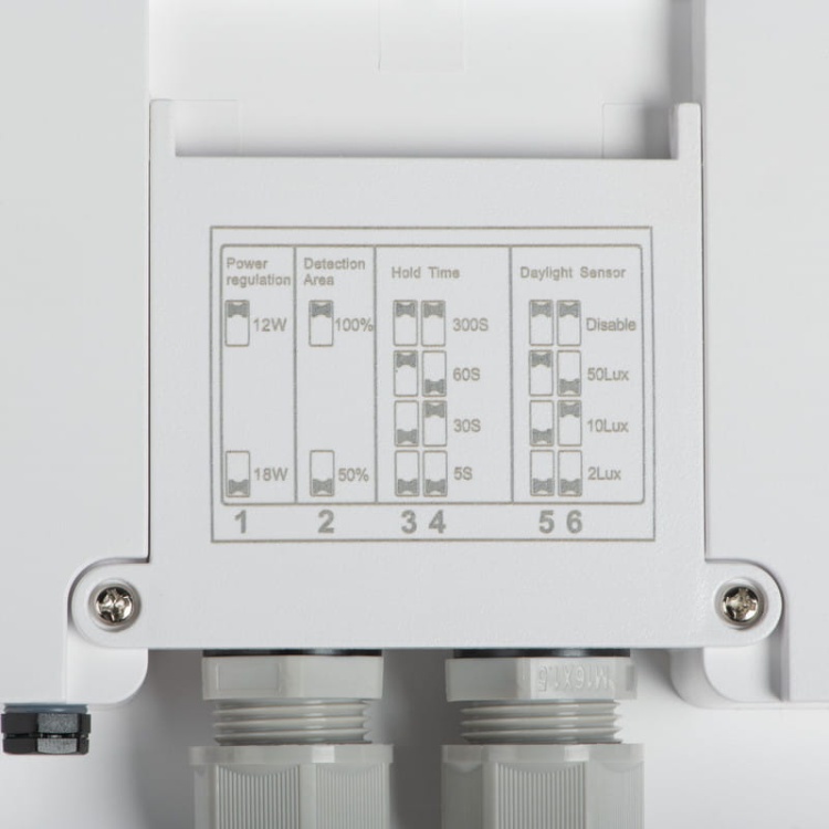 Plafoniera LED BENO CCT 24-30W 3530lm ∅260mm IP65 biała Kanlux 38786 mikrofalowy