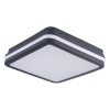 Plafoniera LED BENO CCT z czujnikiem ruchu 24-30W 2940lm 260mm IP65 grafitowa Kanlux 38780