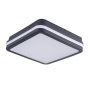 Plafoniera LED BENO CCT z czujnikiem ruchu 12-18W 1770lm 220mm IP65 grafitowa Kanlux 38788