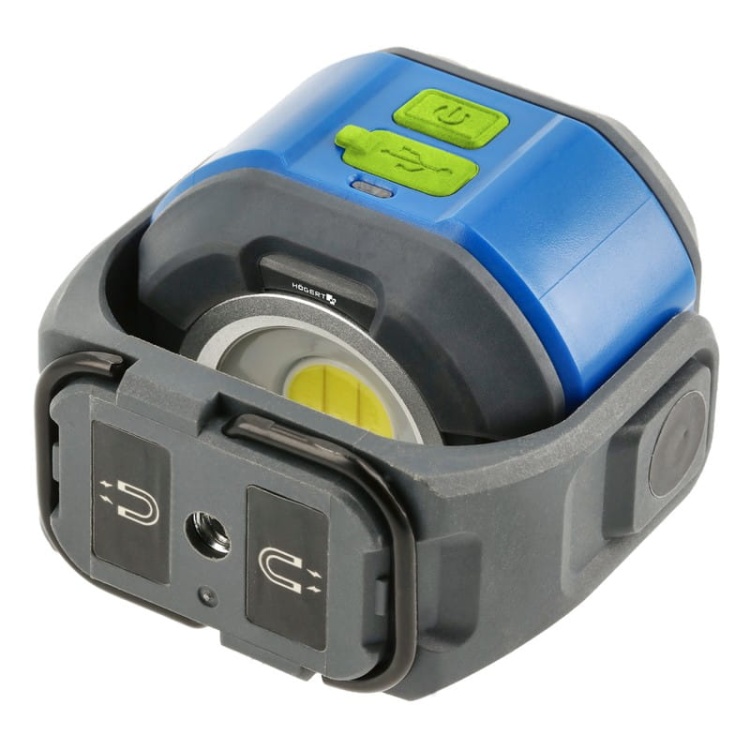 Reflektor roboczy LED 3.7V 2000 mAh 550lm IPX4 HT1E432 Högert złożony