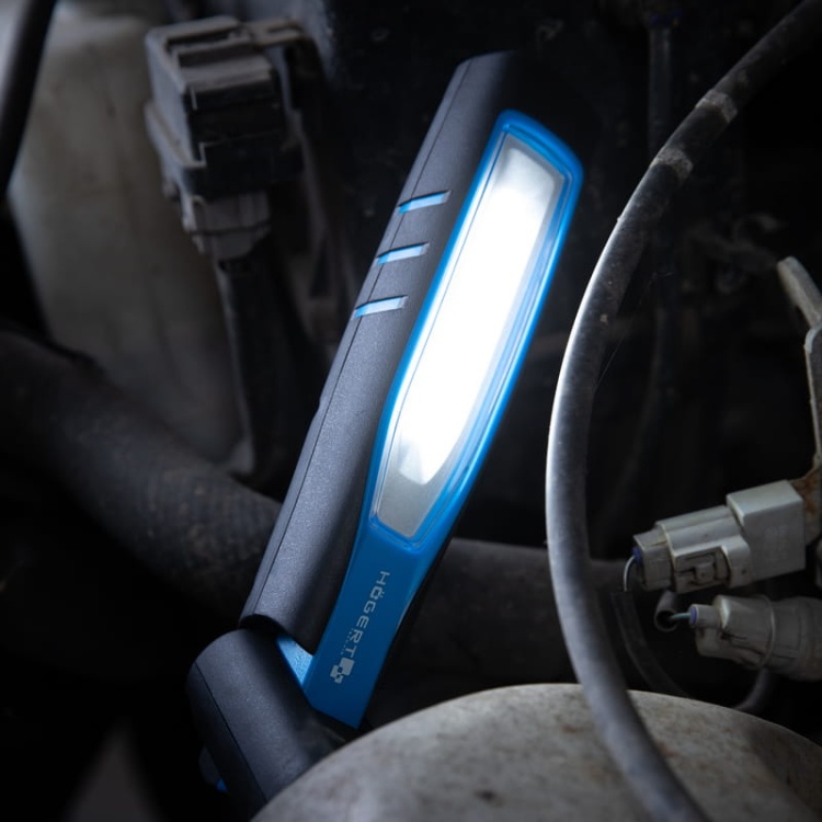 Lampa warsztatowa COB LED akumulatorowa 3.6V 3350mAh 10W 1000lm 6500K IP65 IK09 HT1E480 Högert