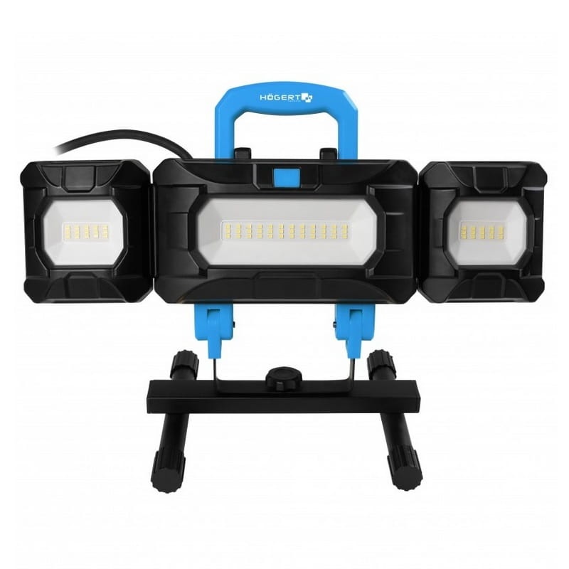 Naświetlacz z podstawą LED SMD 50W 5400lm 5000K IP54 IK08 HT1E456 Högert - rozłożny