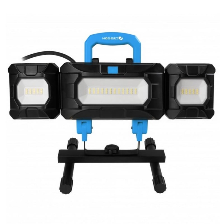 Naświetlacz z podstawą LED SMD 50W 5400lm 5000K IP54 IK08 HT1E456 Högert - rozłożny