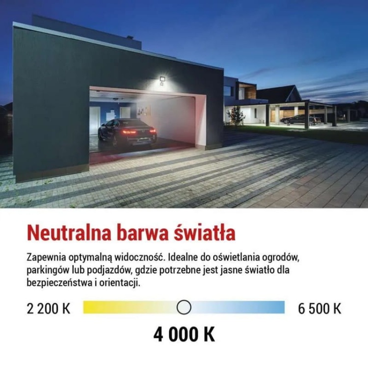 Naświetlacz LED z czujnikiem ruchu EMOS TAMBO ZS2932 30W 4000K 3000lm IP54 IK06 zastosowanie