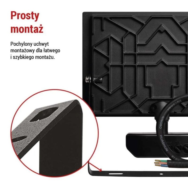 Naświetlacz LED TAMBO ZS2922 20W 4000K 2000lm IP54 IK06 z czujnikiem ruchu prosty montaż – EMOS