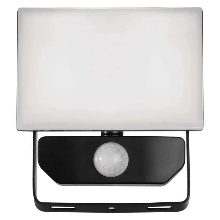Naświetlacz LED TAMBO z czujnikiem ruchu 10W 1000lm 4000K IP54 czarny Emos front
