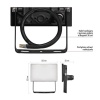 Naświetlacz LED TAMBO 10W 1000lm 4000K IP65 IK08 czarny Emos info