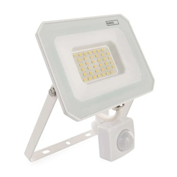 Naświetlacz LED SIMPO z czujnikiem ruchu 30W 3000lm 4000K IP44 biały Emos