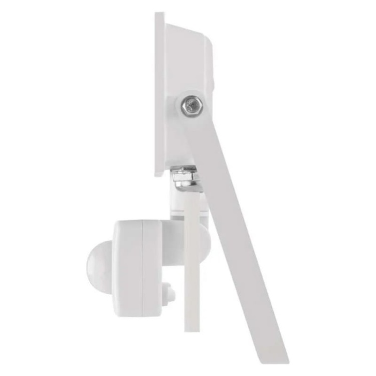 Naświetlacz LED EMOS SIMPO 10W 4000K 1000lm IP44 biały z czujnikiem PIR bok – EMOS