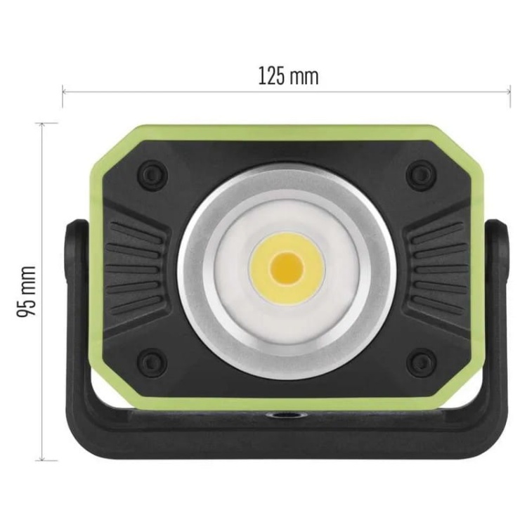 Naświetlacz COB LED 3.7V 4400 mAh 900lm 2700-6500K P4542 Emos wymiary