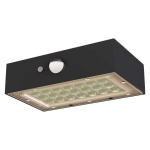 Oprawa LED Garden BRIXO solarna z PIR 4000K 350lm czarna IP65 Emos