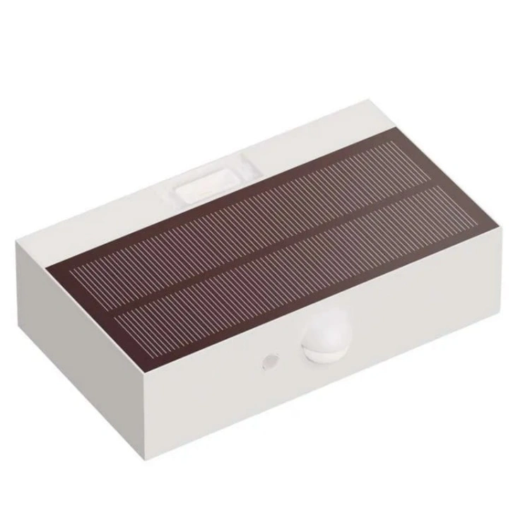 Oprawa LED Garden BRIXO solarna z PIR 4000K 350lm biała IP65 Emos