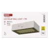 Oprawa LED Garden BRIXO solarna z PIR 4000K 350lm biała IP65 Emos