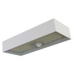 Oprawa LED Garden BRIXO solarna z PIR 4000K 900lm biała IP65 Emos