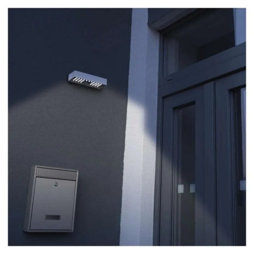 Oprawa LED Garden BRIXO solarna z PIR 4000K 900lm biała IP65 Emos