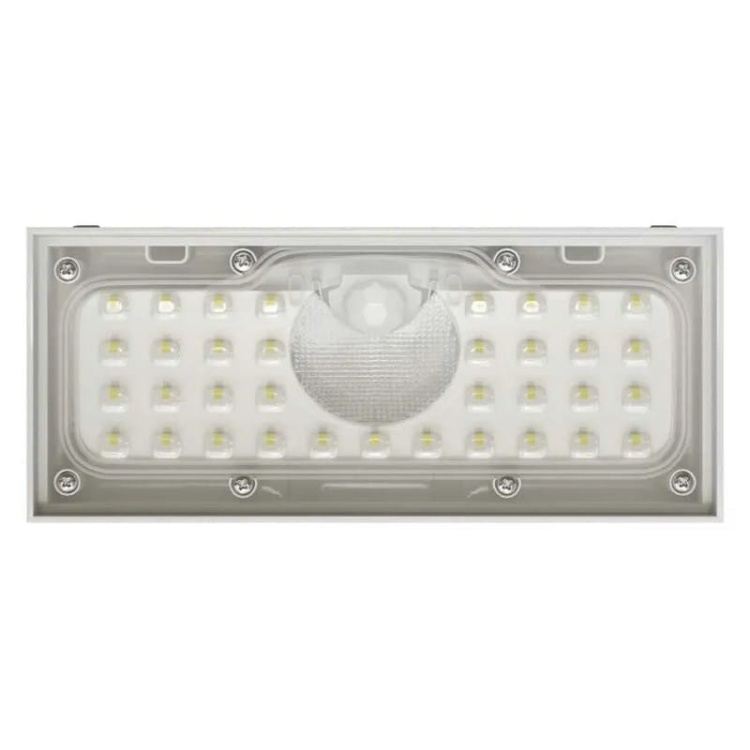Oprawa LED Garden BRIXO solarna z PIR 4000K 900lm biała IP65 Emos