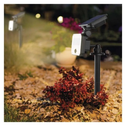 Naświetlacz LED Garden SPILO solarny z PIR 3000K 1500lm IP54 Emos