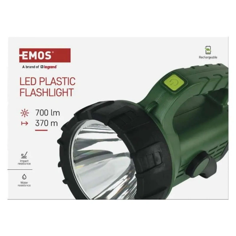 Latarka ładowalna LED 3.7V 3600mAh 700lm IP43 P2315 Emos
