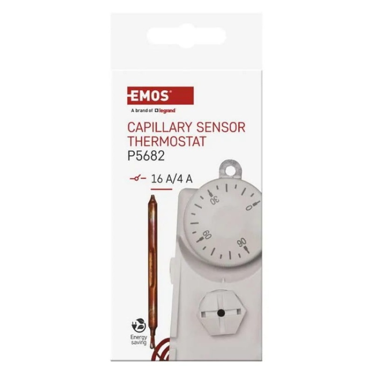 Termostat przylgowy z czujnikiem i kapilarą EMOS P5682