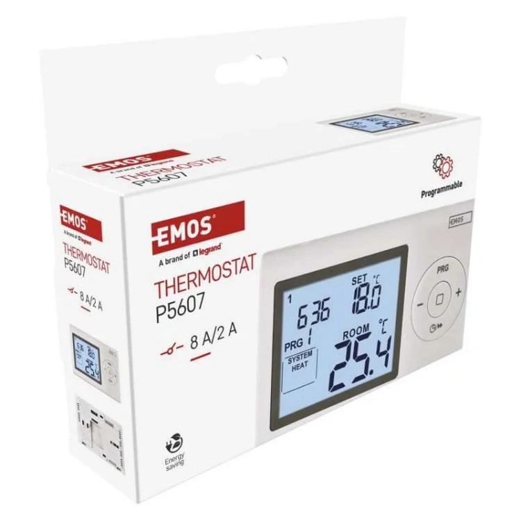 Programowalny termostat pokojowy przewodowy EMOS P5607