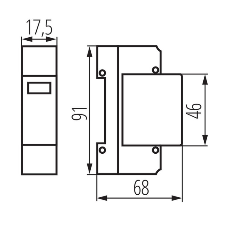 Warystorowy ogranicznik przepięć KSD-T2 275/40 1P Ideal 23130